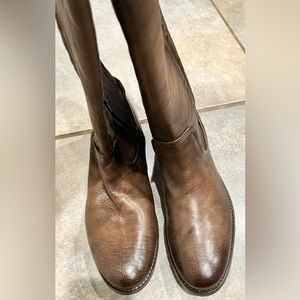 Frye Melissa Scrunch Leather Boot Size 7 Medium